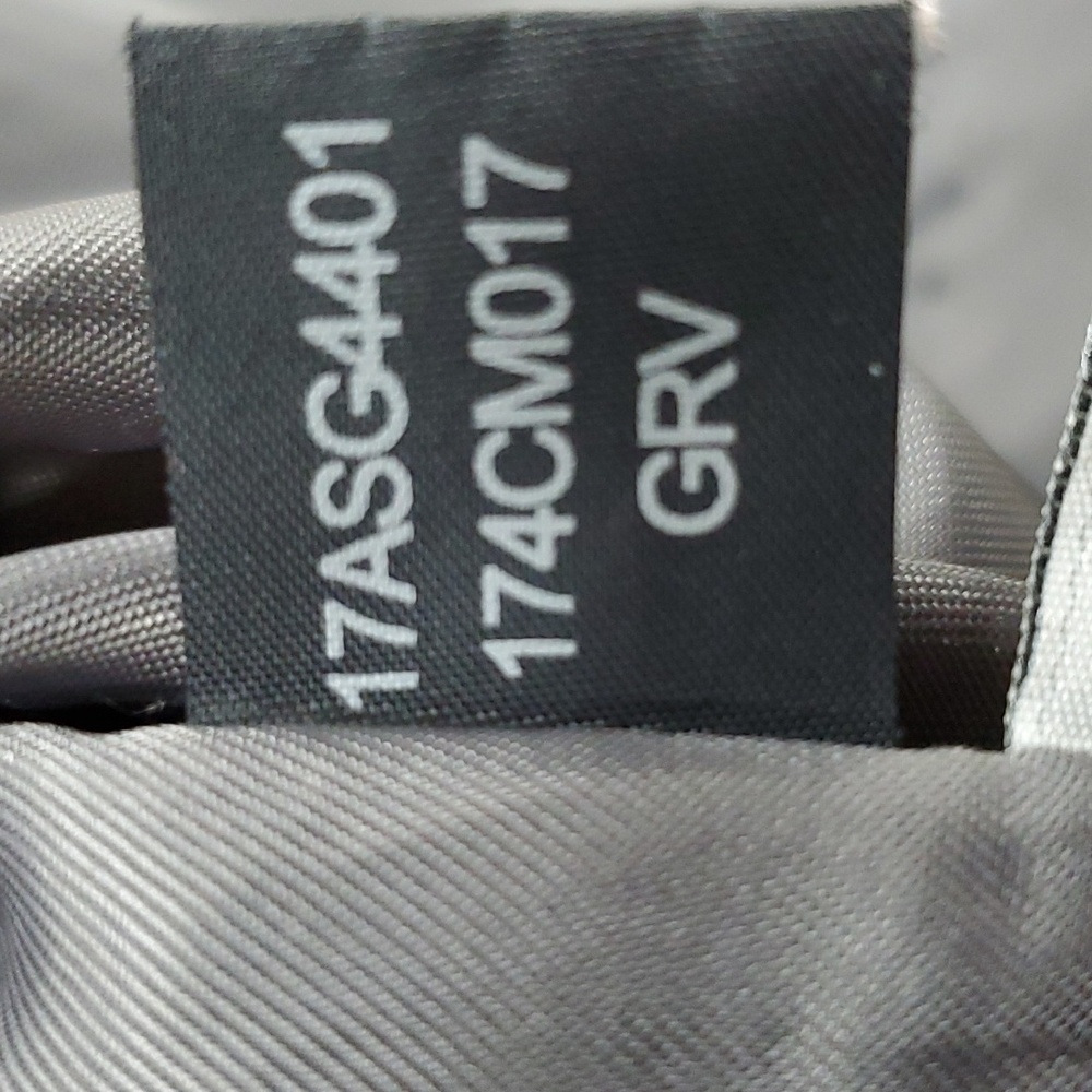 Kenneth Cole New York coat women's size 10 gray wool blend zip off hood pockets - Picture 10 of 13